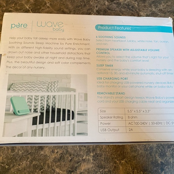 Pure Enrichment Wave Portable Sound Machine - Picture 4 of 4